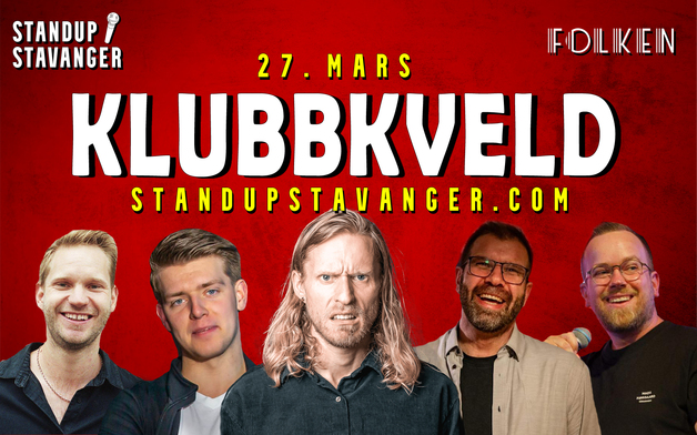 Event image Standup Klubbkveld med Laurits Lundgaard - 27. mars