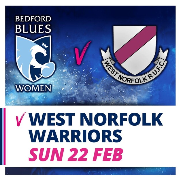 Event image Bedford Blues Women v West Norfolk Warriors