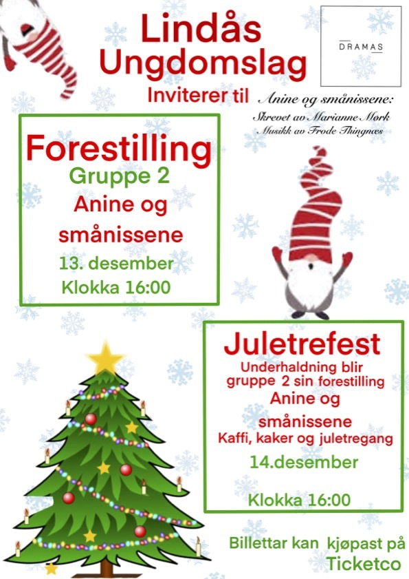Event image Anine og smånissene - 13.des 2025