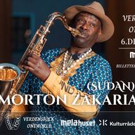 Event image Verdensfolk OneWorld (Sudan): Morton Zakaria & venner // Melahuset