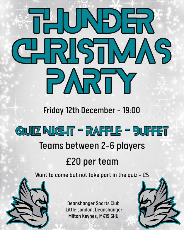 Event image MK THUNDER CHRISTMAS PARTY