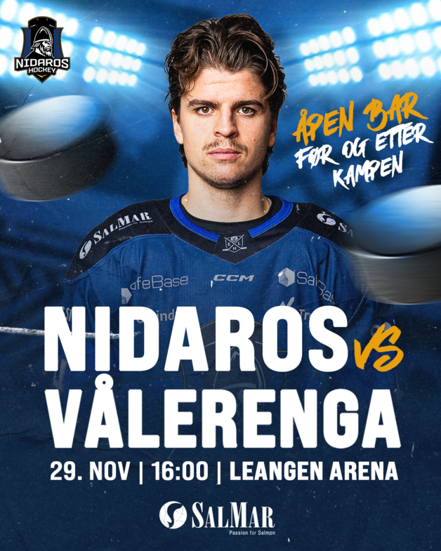 Event image Nidaros Hockey vs Vålerenga 29/11