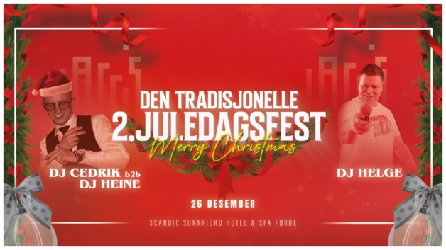 Event image DEN TRADISJONELLE 2. JULEDAGSFESTEN // 26/12-25