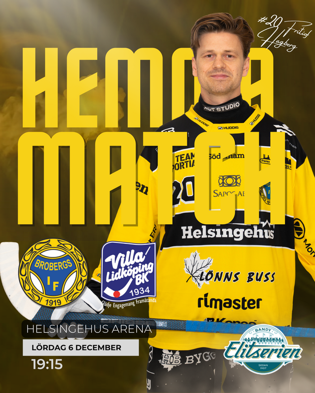 Event image Broberg/Söderhamn - Villa Lidköping BK/251206/Elitserien Bandy