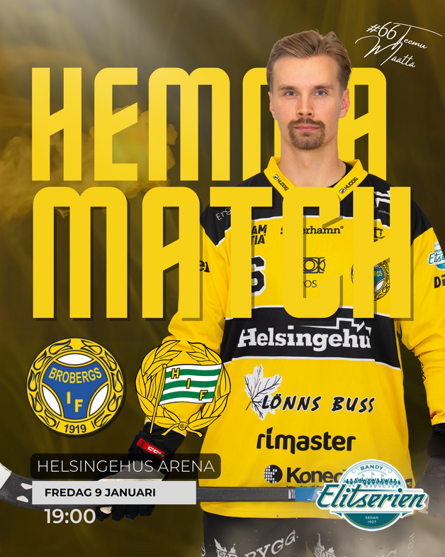 Event image Broberg/Söderhamn - Hammarby IF/260109/Elitserien Bandy