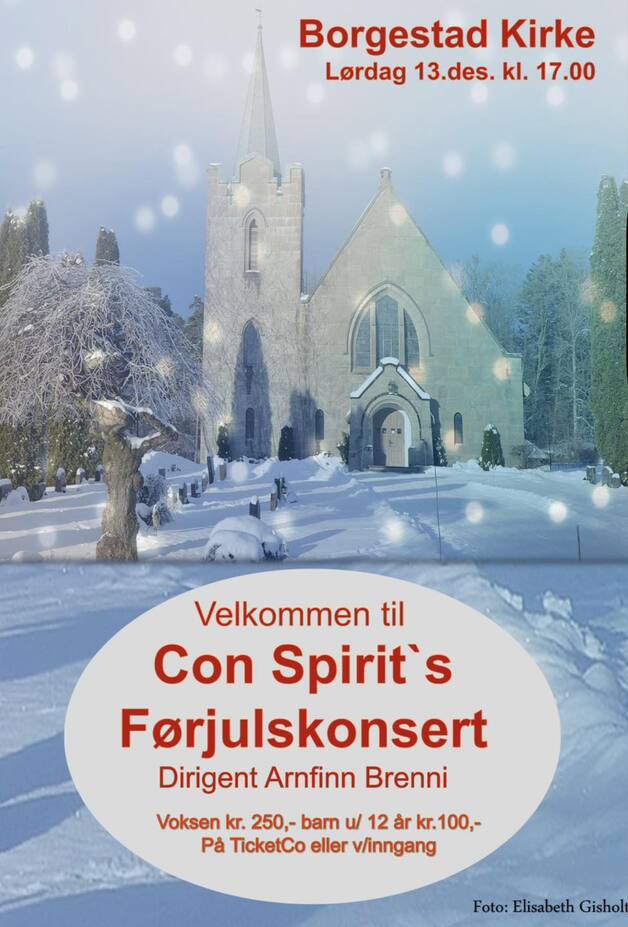 Event image Førjulskonsert med Con Spirit 2025