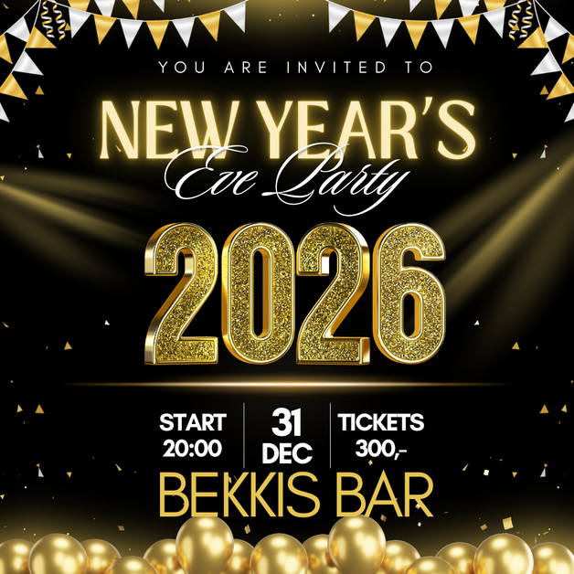 Event image New year´s eve party 2026 // Bekkis Bar