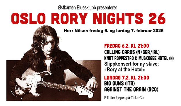 Event image Oslo Rory Nights Friday 2026