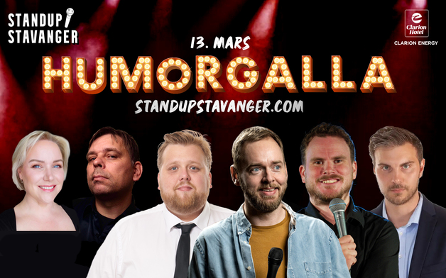 Event image HumorGalla på Clarion Energy 13. mars