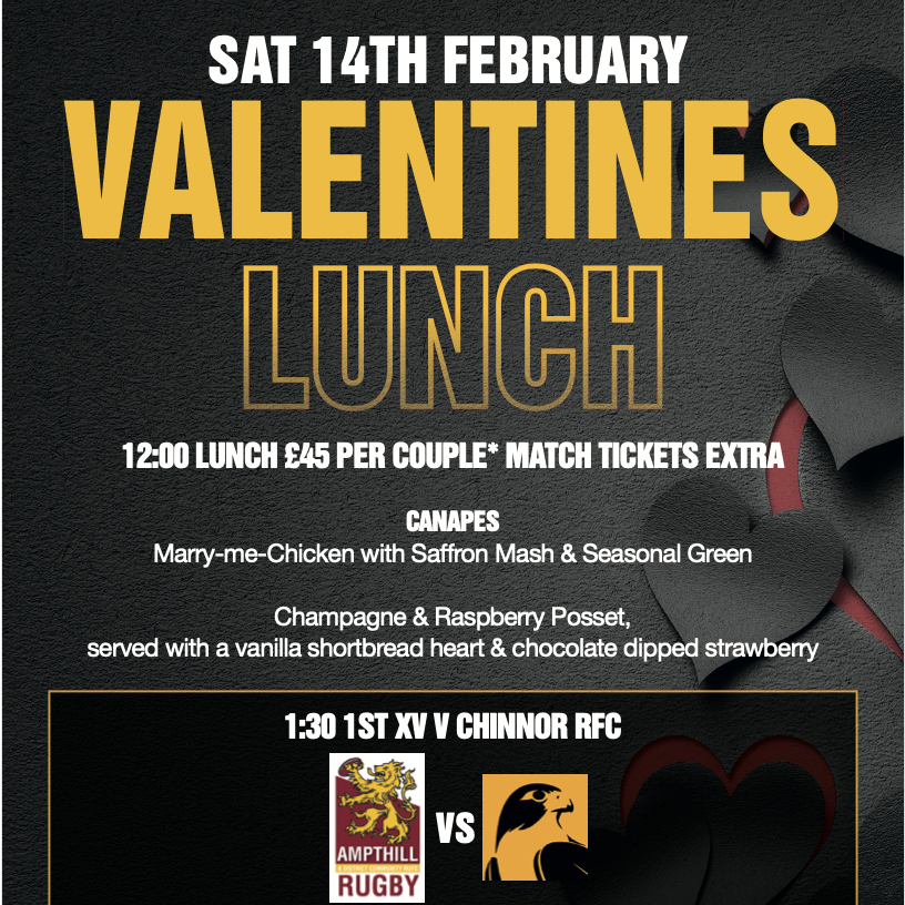 Event image Hospitality 'Valentines' Lunch - Chinnor