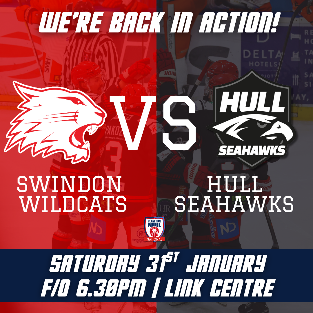 Event image LIVE STREAM - Swindon Wildcats v Hull Seahawks F/0 18:30
