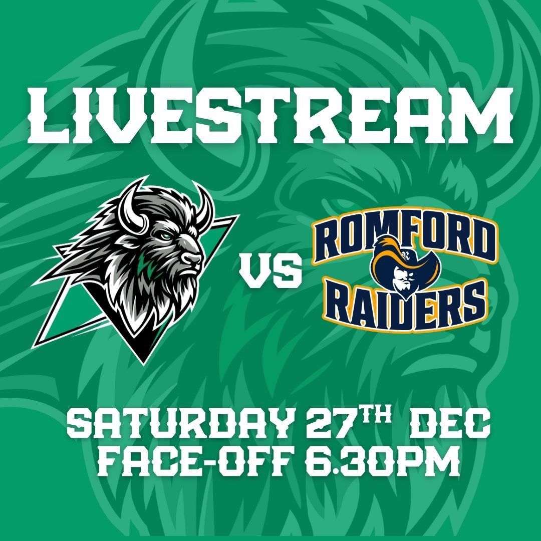 Event image Basingstoke Bison v Romford Raiders Livestream - F/0 19:30