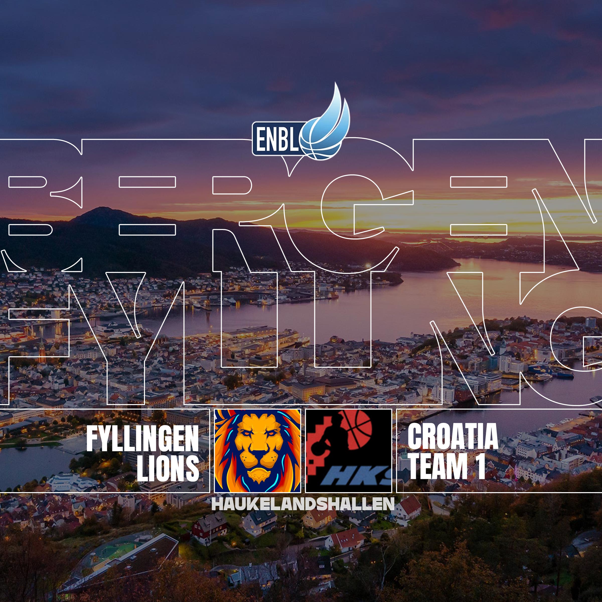 Event image ENBL: Fyllingen Lions mot Croatia Team 1 (TBA) 