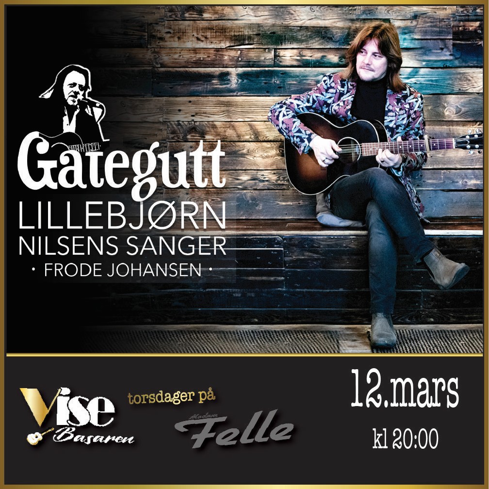 Event image Gategutt - Lillebjørn Nilsen sine låter med Frode Johansen