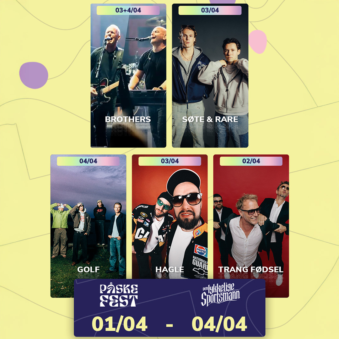 Event image Påskefest på Den Lykkelige Sportsmann