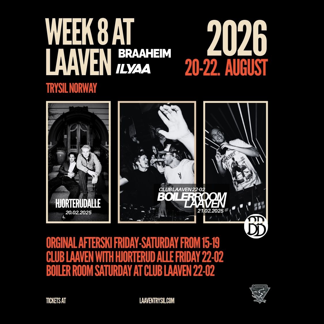 Event image PARTY WEEKEND PÅ LAAVEN!