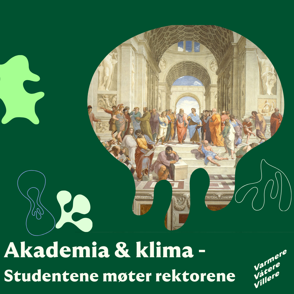 Event image Akademia & klima  - studentene møter rektorene