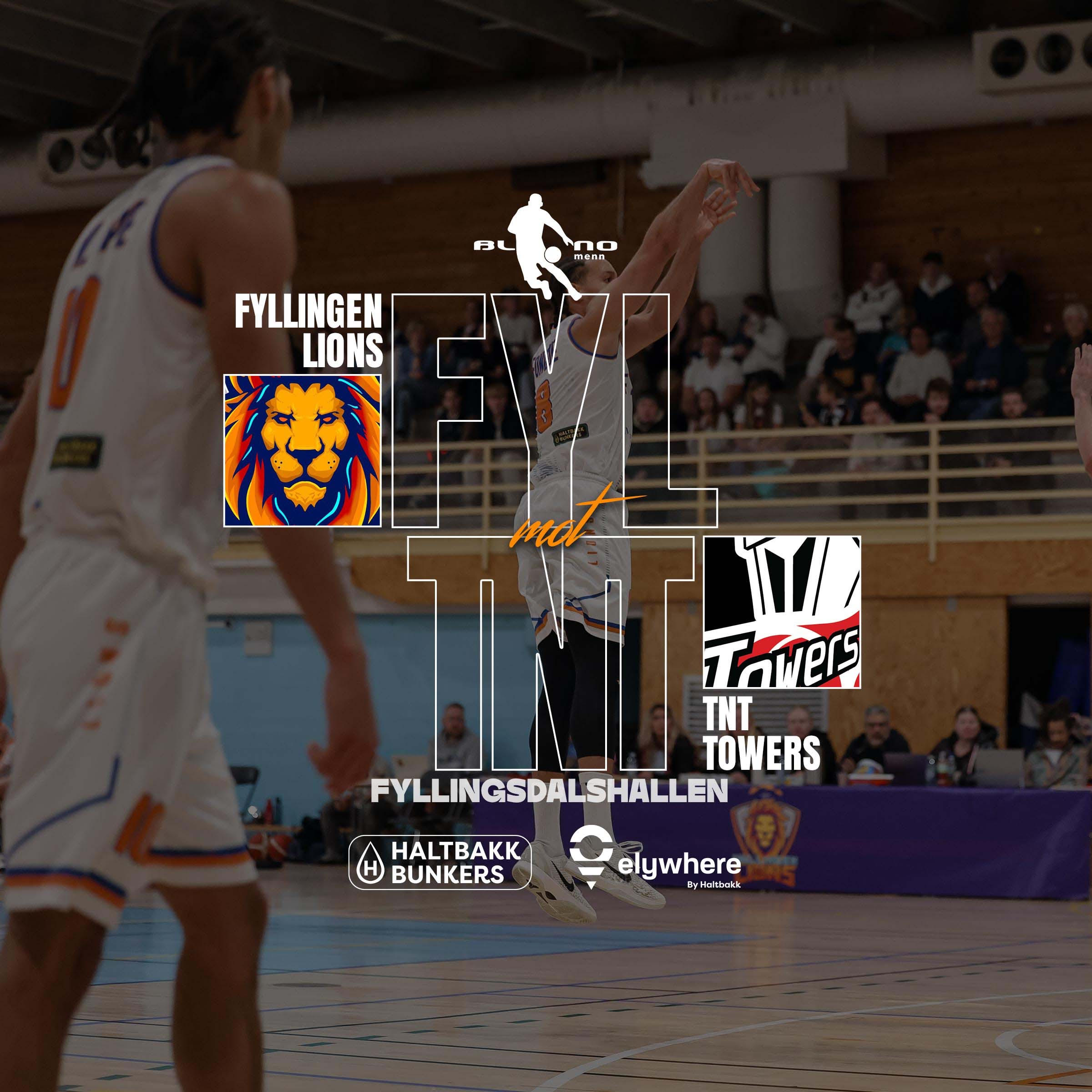 Event image BLNO_Fyllingen Lions vs. TNT Towers - jakten på seriegullet fortsetter!