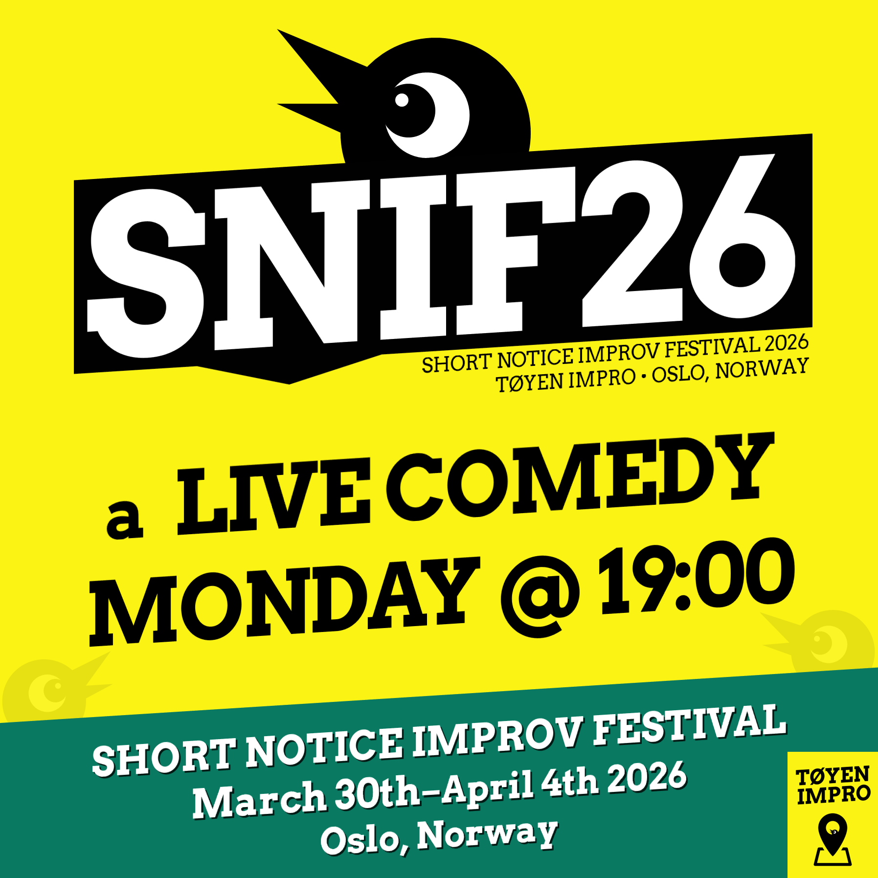 Event image A live Comedy Show @ SNIF26