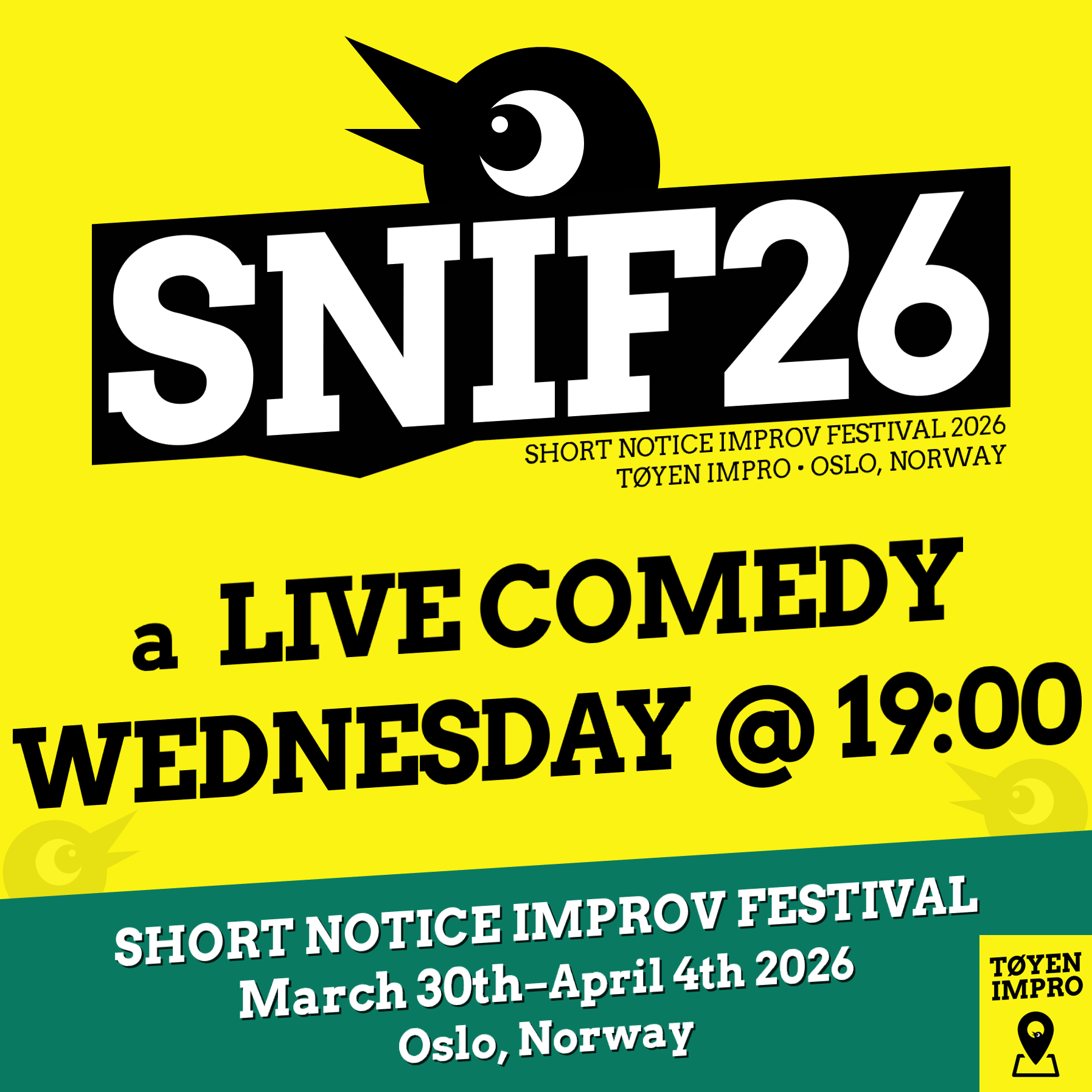 Event image A live Comedy Show @ SNIF26
