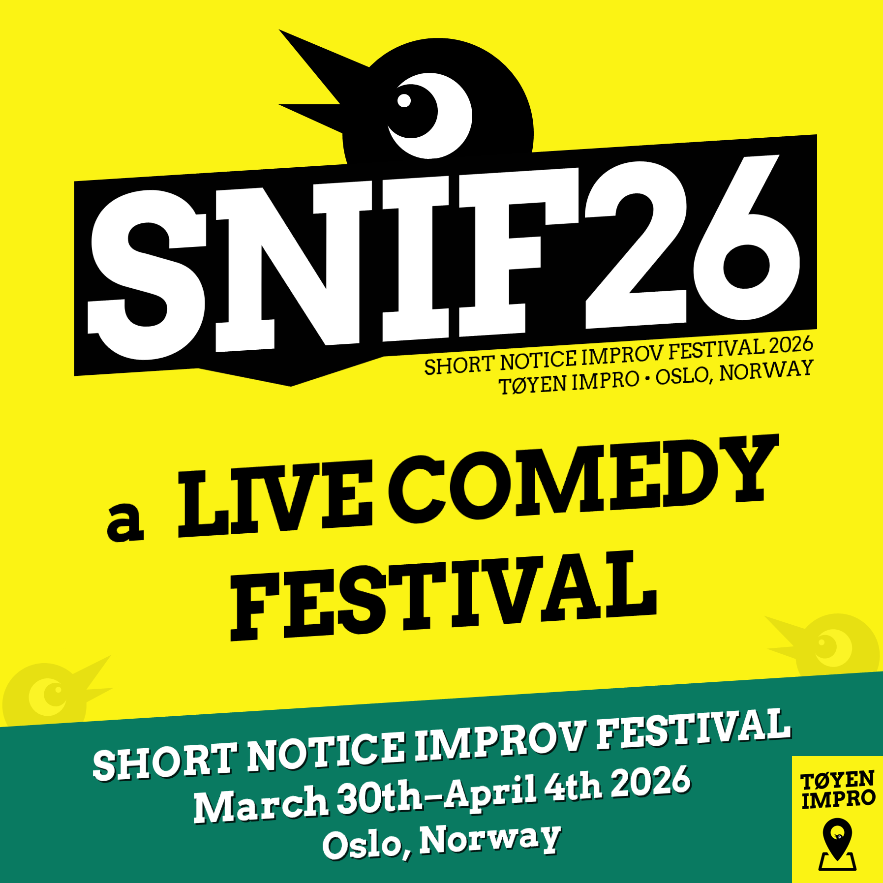 Event image A live Comedy Show @ SNIF26
