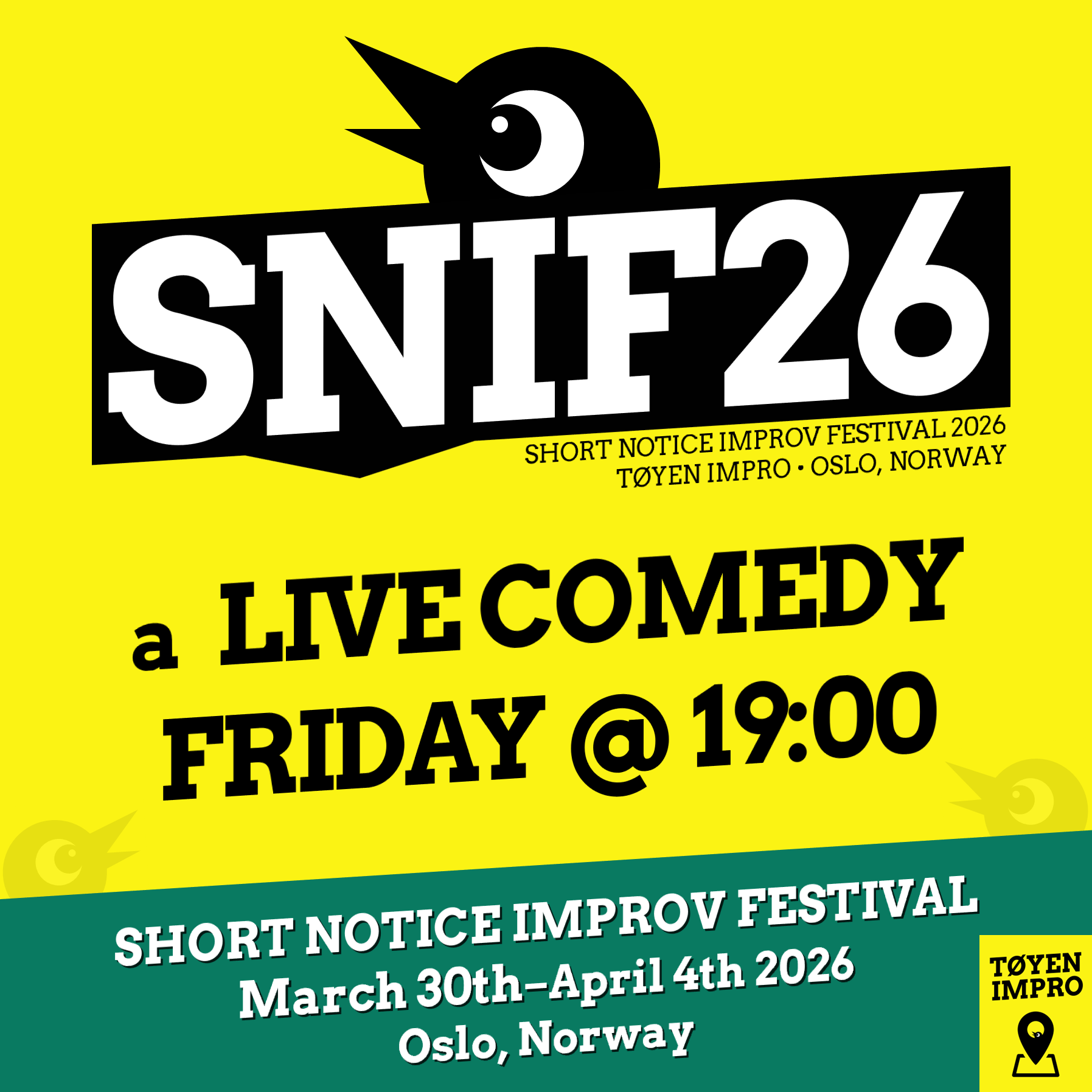 Event image A live Comedy Show @ SNIF26