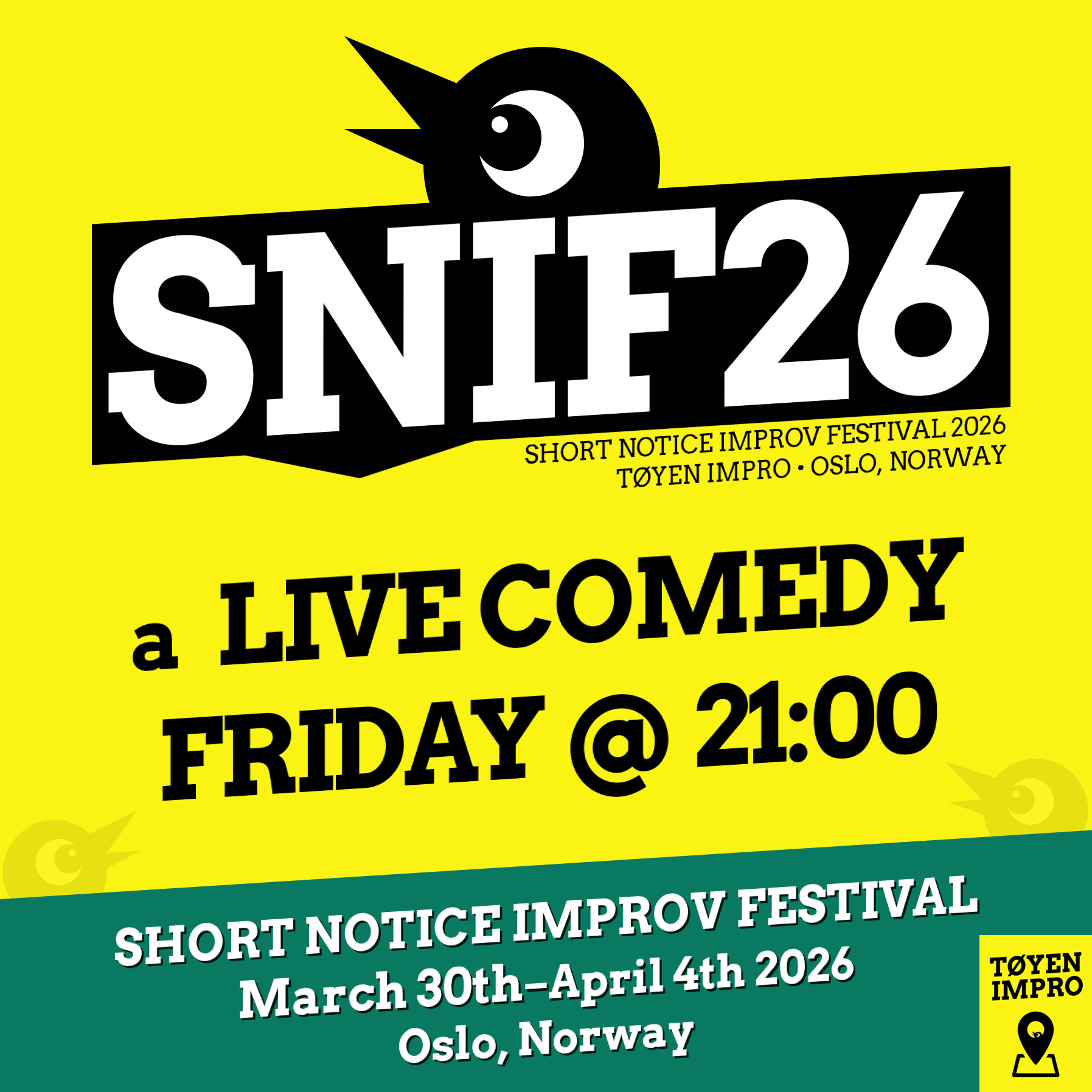Event image A live Comedy Show @ SNIF26