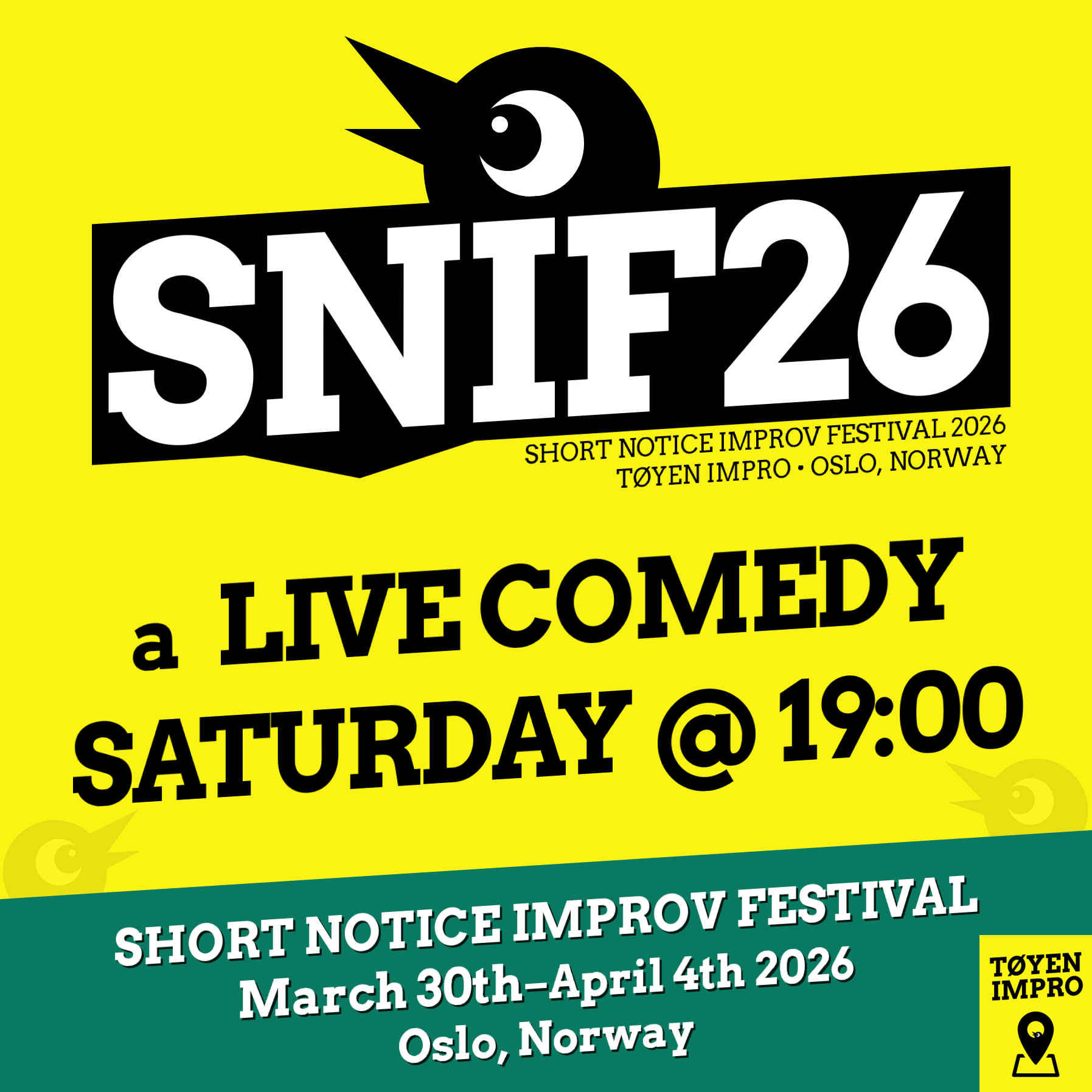 Event image A live Comedy Show @ SNIF26