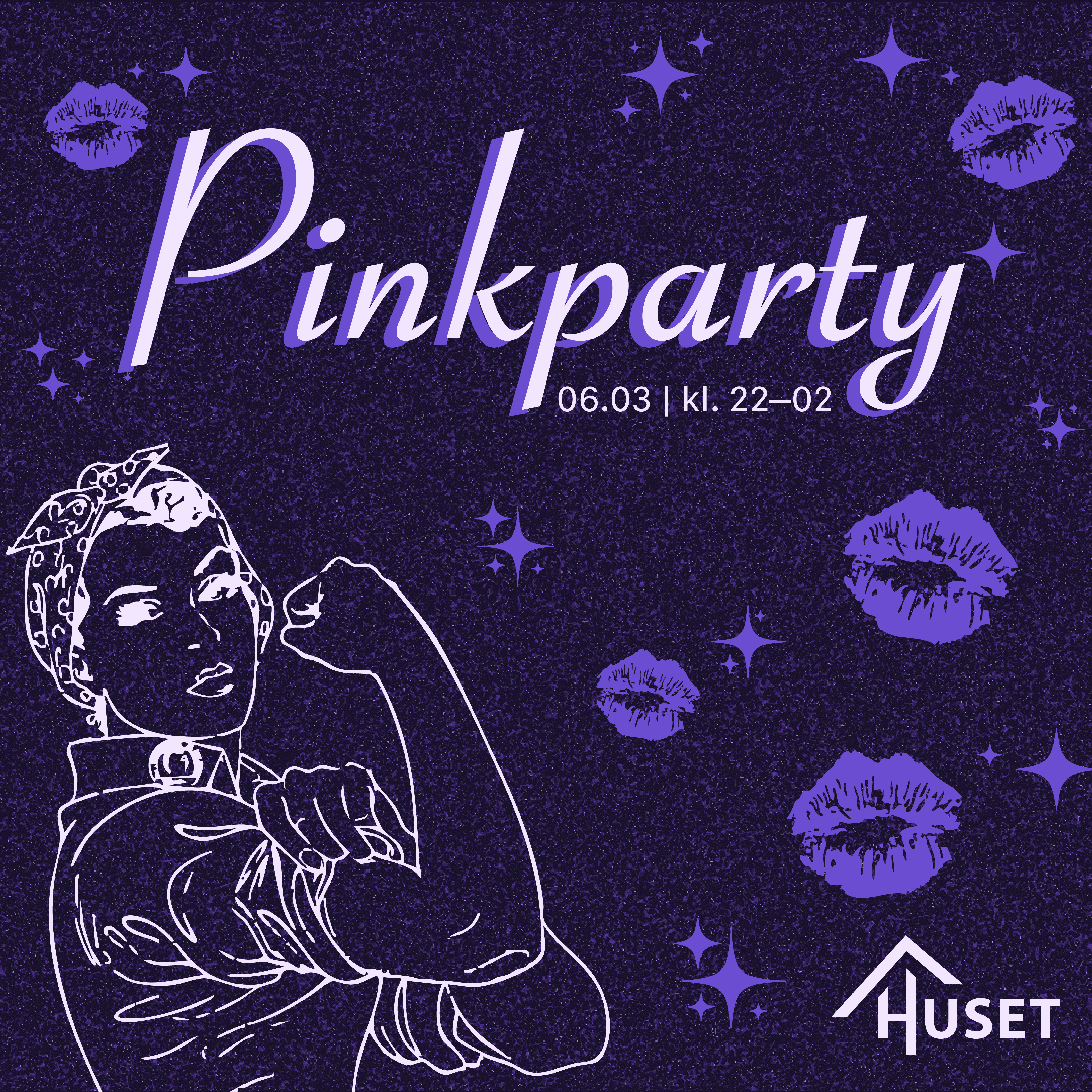 Event image Kvinnedagsfesten (Rosaparty) // HUSET GJØVIK