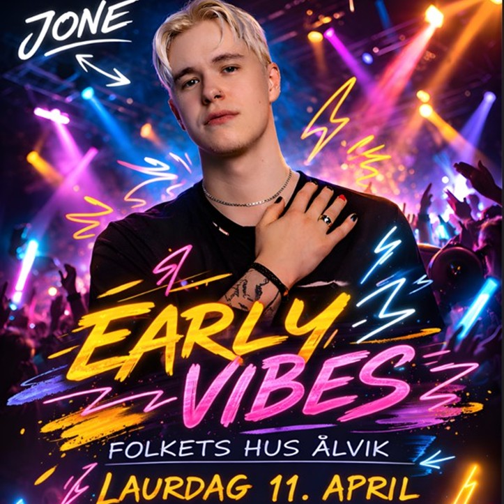 Event image JONE - Early Vibes-konsert (alle aldrar)