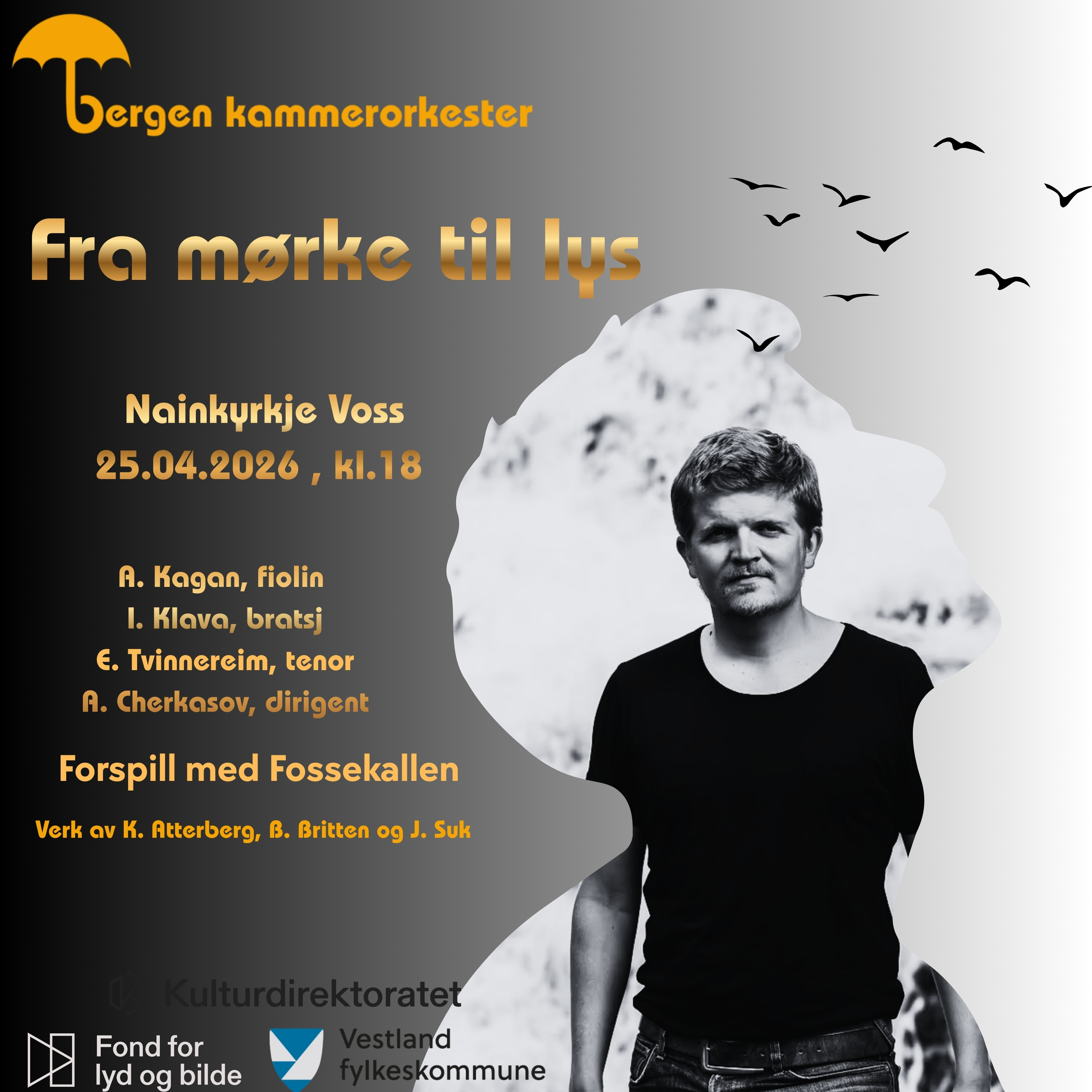 Event image "Fra mørke til lys" - Konsert med Bergen Kammerorkester
