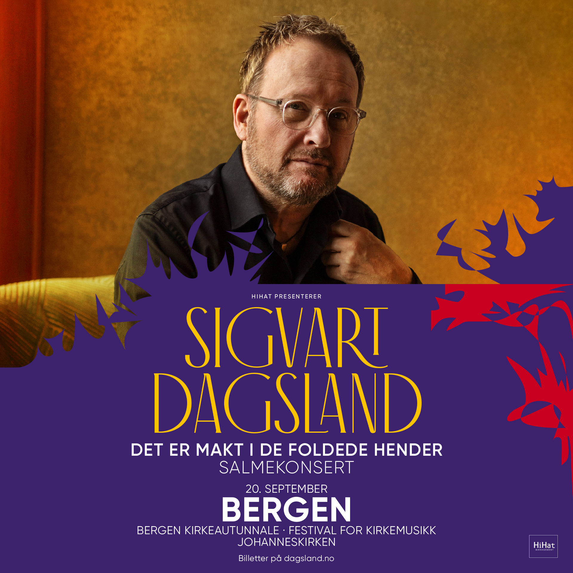 Event image Sigvart Dagsland - "Det er makt i de foldede hender" - Bergen kirkeautunnale
