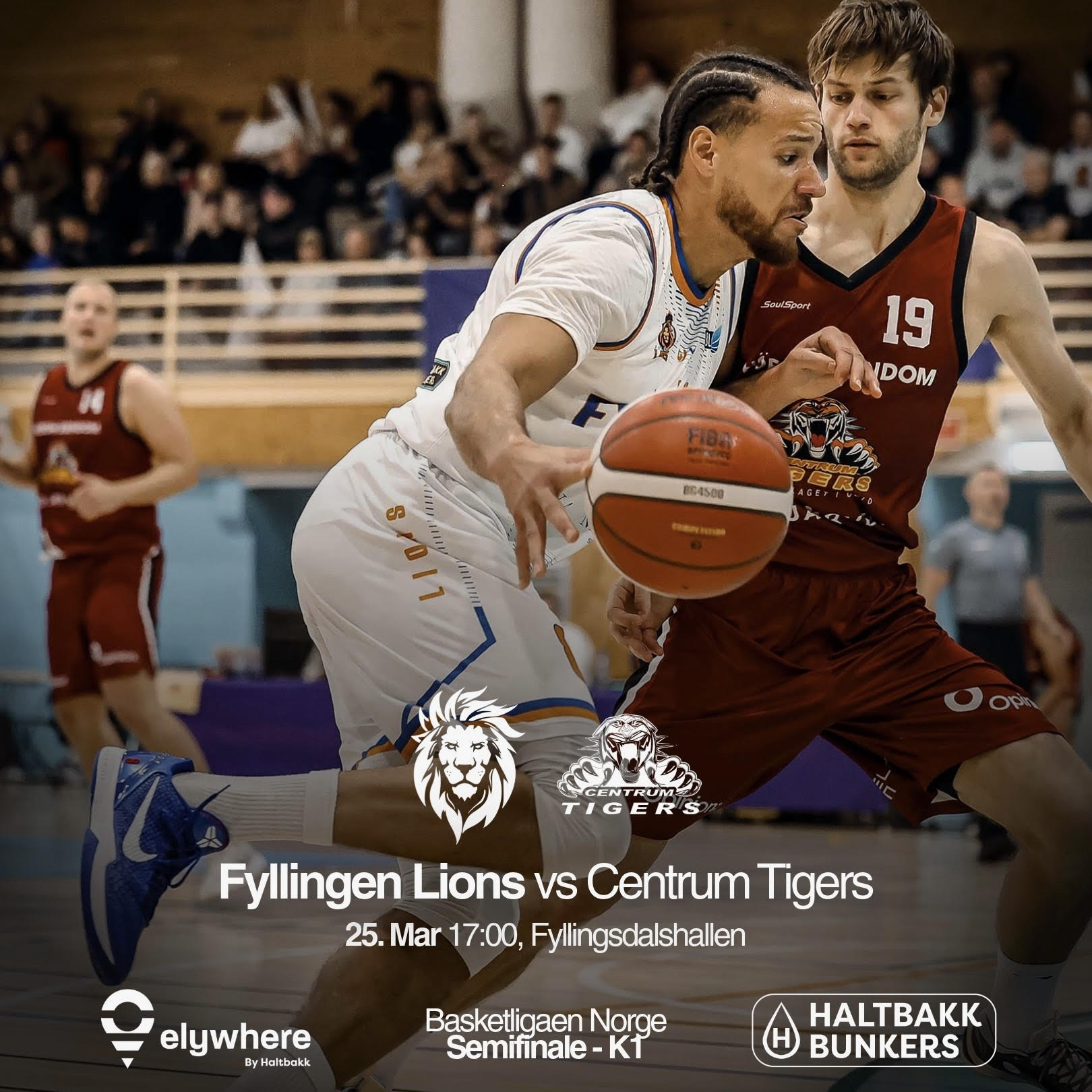 Event image Sluttspillet - Seminfinale 1 Fyllingen Lions vs. Centrum Tigers