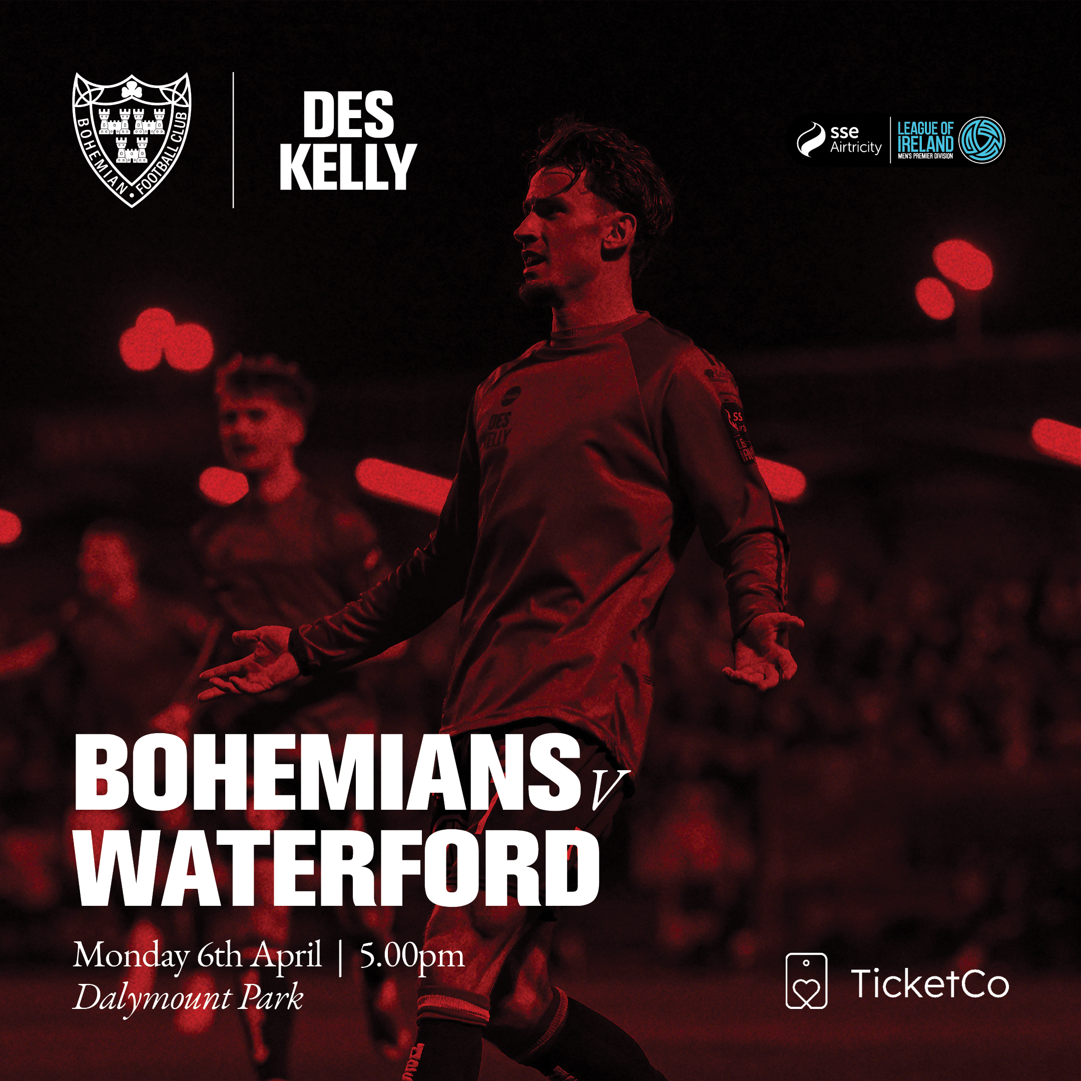 Event image Bohemian FC vs Waterford FC (Away Supporters) 