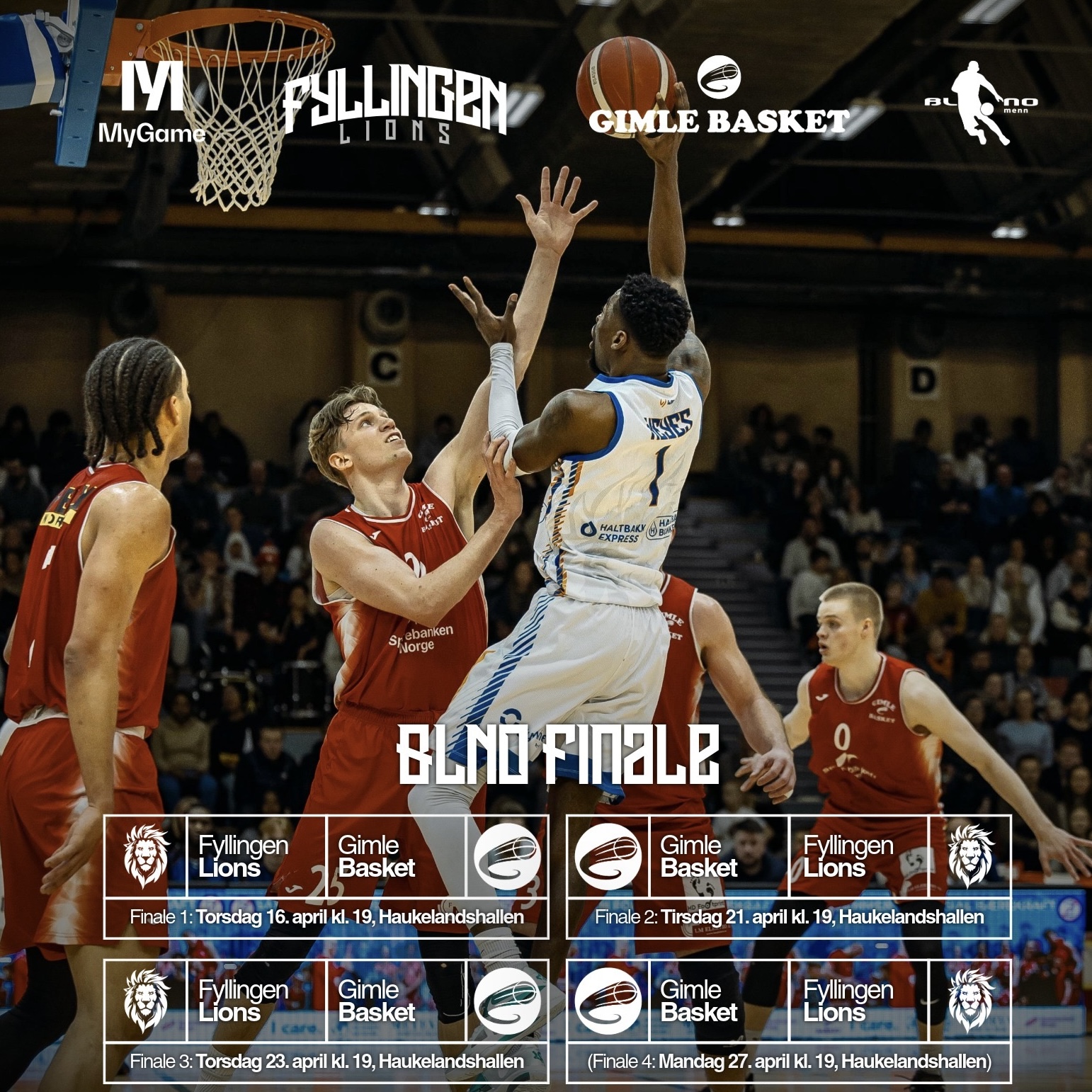 Event image BLNO sluttspillet - Finale 3 Fyllingen Lions vs. Gimle