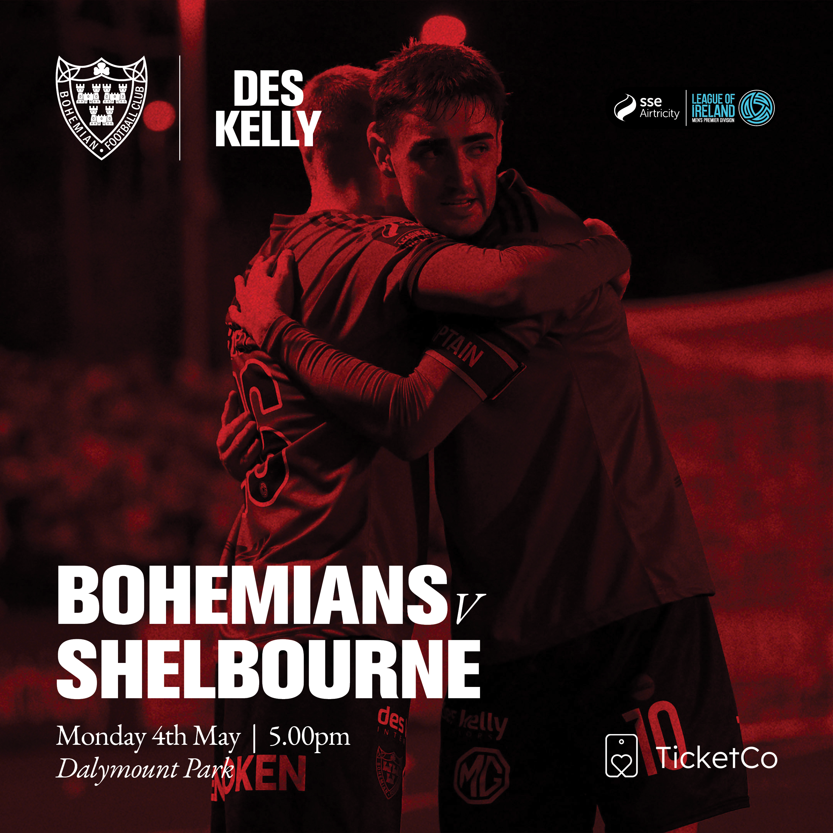 Event image Bohemian FC vs Shelbourne FC 