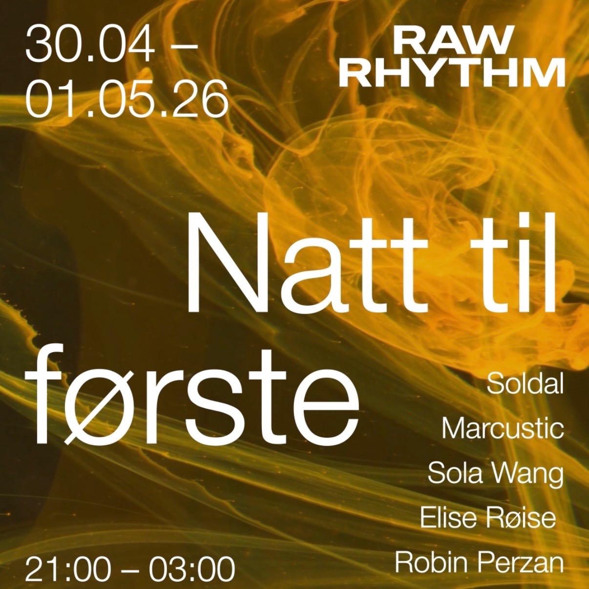 Event image Pre-Sale Ticket: Natt til første
