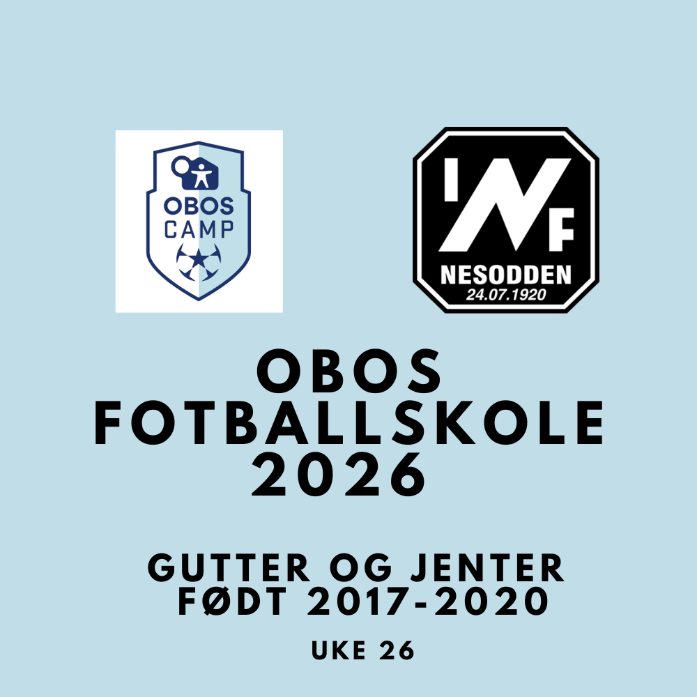 Event image OBOS Sommerfotballskole 2026 født: 2017-2020 (Uke 26)