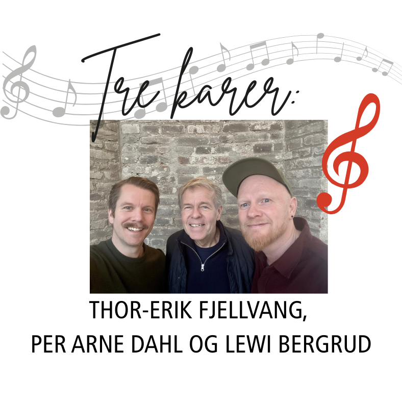 Event image Tre karer: Thor-Erik Fjellvang, Per Arne Dahl og Lewi Bergrud