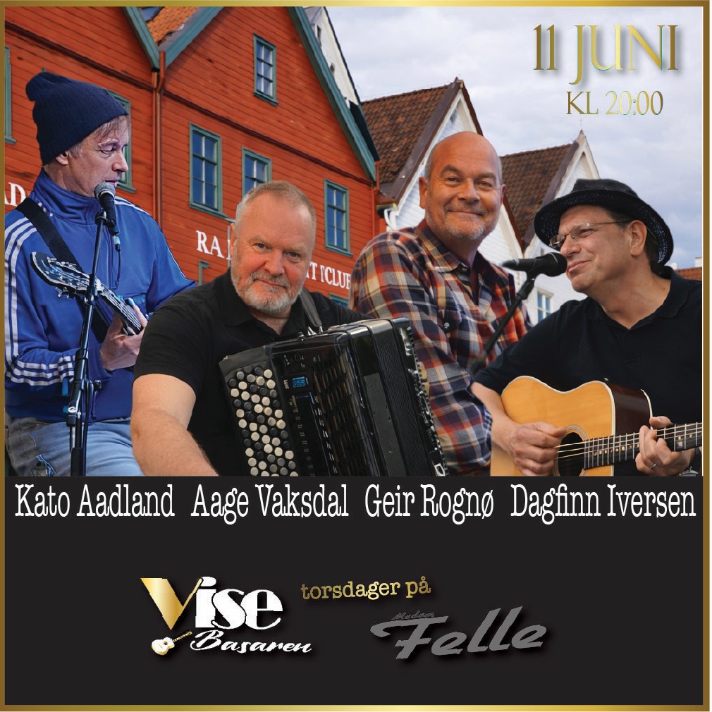 Event image Dagfinn Iversen, Kato Aadland, Geir Rognø og Aage Vaksdal