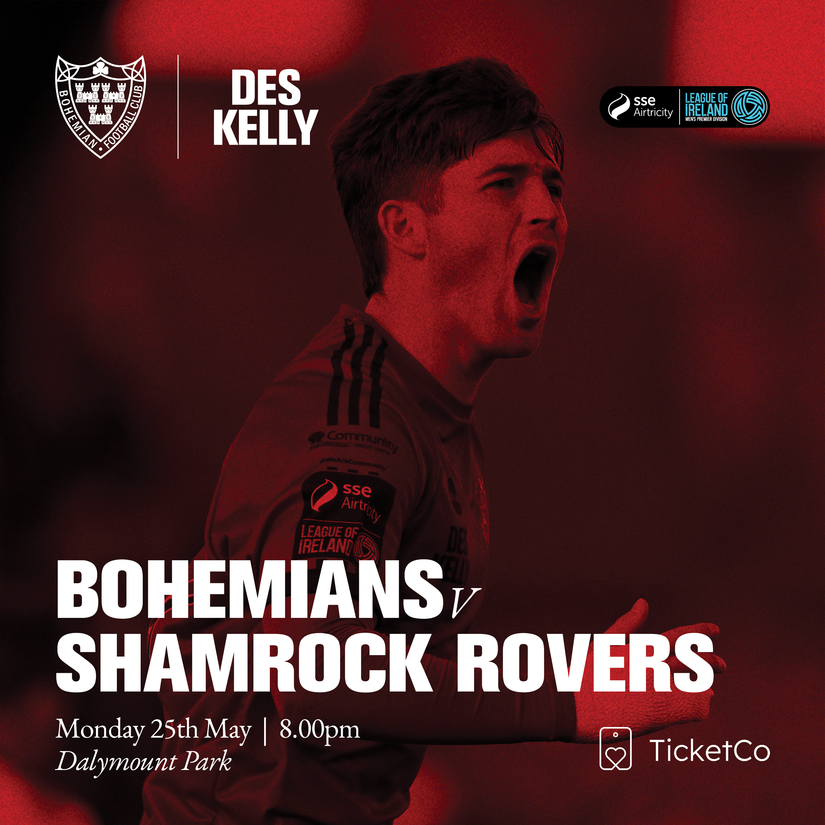 Event image Bohemian FC vs Shamrock Rovers FC 