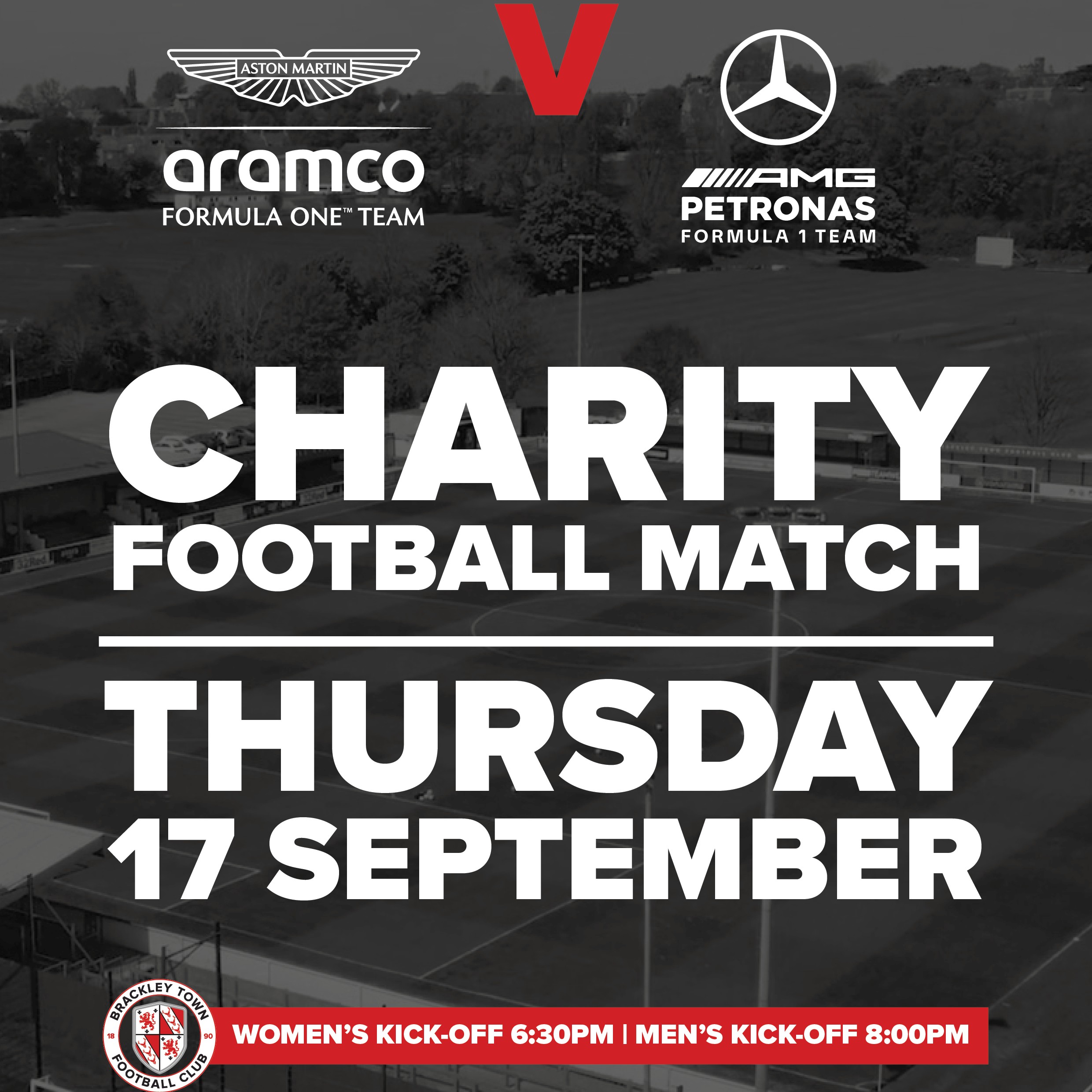 Event image EARLY BIRD - Mercedes-AMG PETRONAS Formula One Team V Aston Martin Aramco Formula One Team – Thursday 17th September 2026 – Gates Open 5pm
