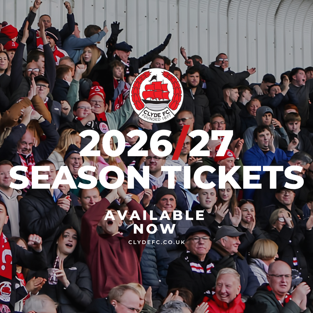 Event image Clyde FC Season Tickets 2026/27