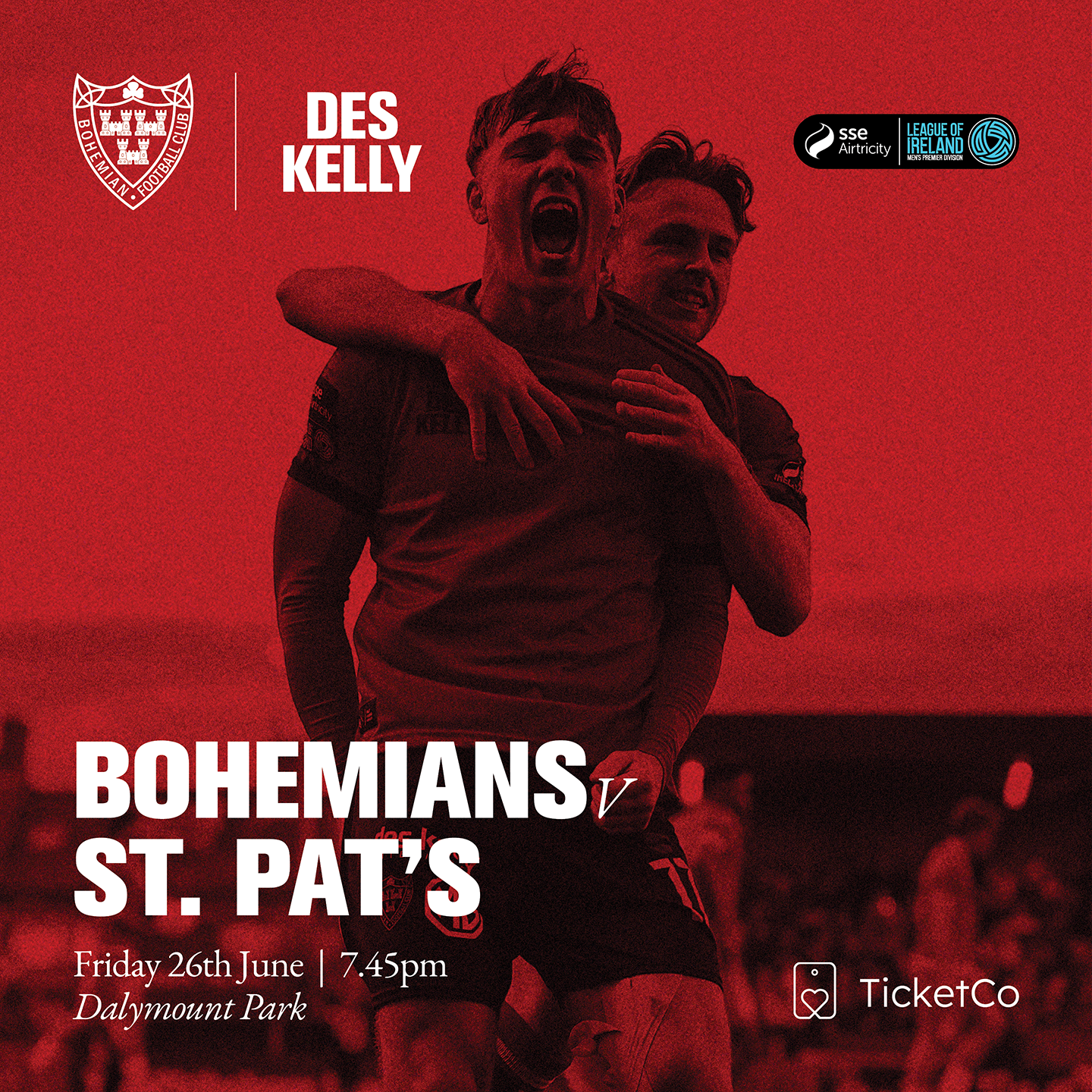 Event image Bohemian FC vs St. Patrick's Athletic FC 