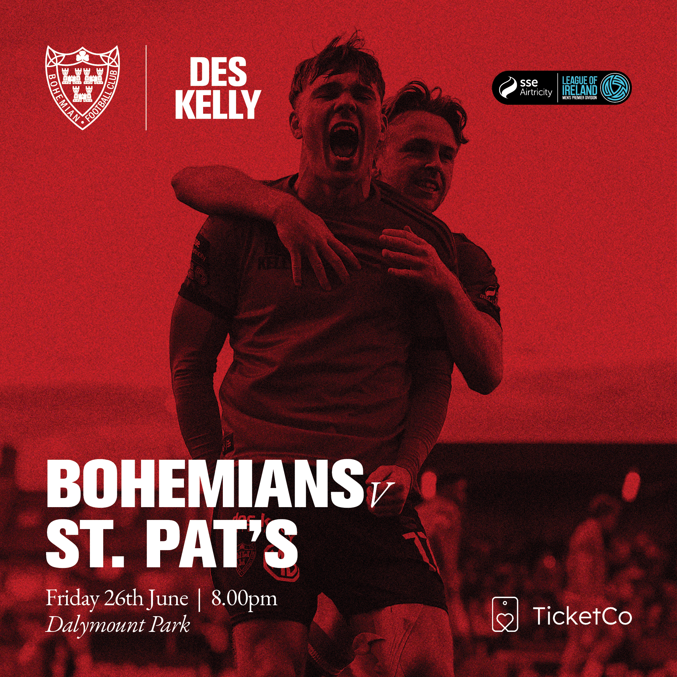 Event image Bohemian FC vs St. Patrick's Athletic FC 