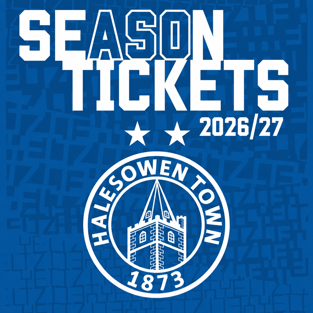 Halesowen Town FC 2026/27 Season Tickets