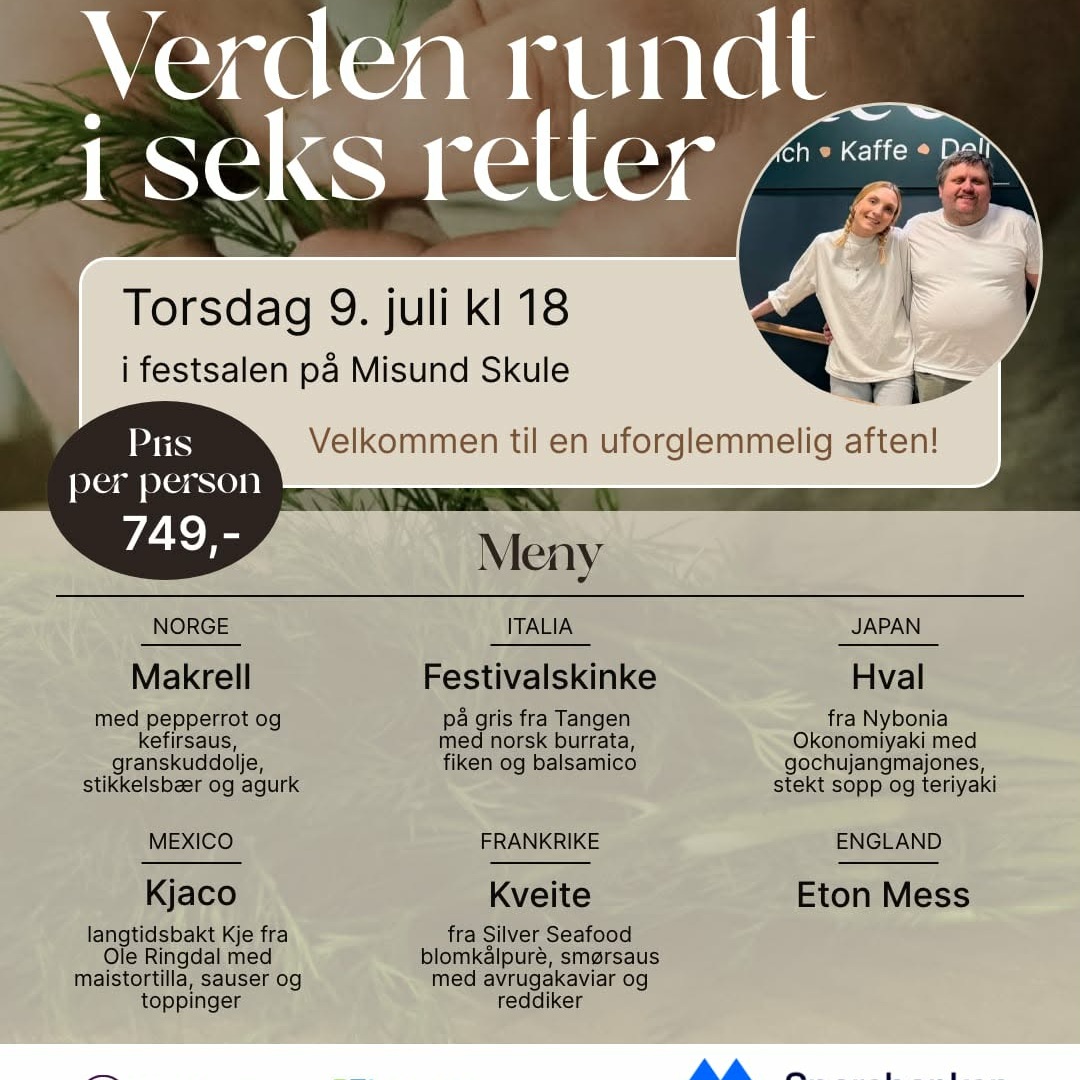 Event image VERDEN RUNDT I SEKS RETTER - Træet x Midsundfestivalen