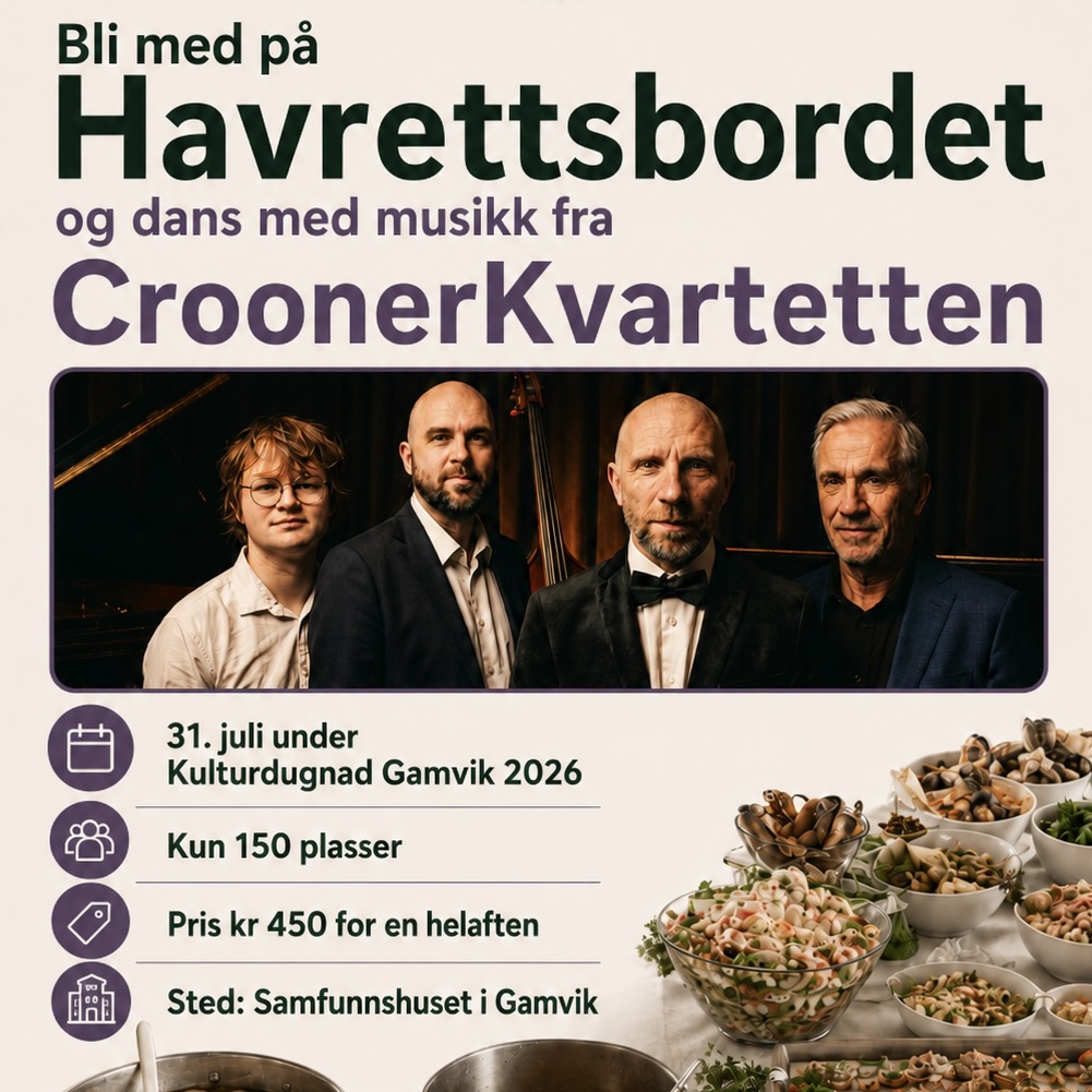 Event image Havrettsbordet og dans CroonerKvartetten