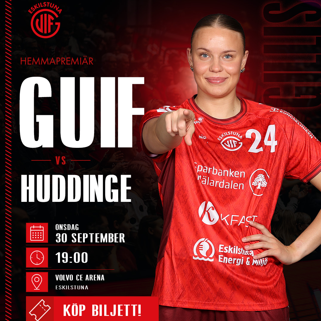 Event image Eskilstuna Guif - Huddinge HK | Hemmapremiär