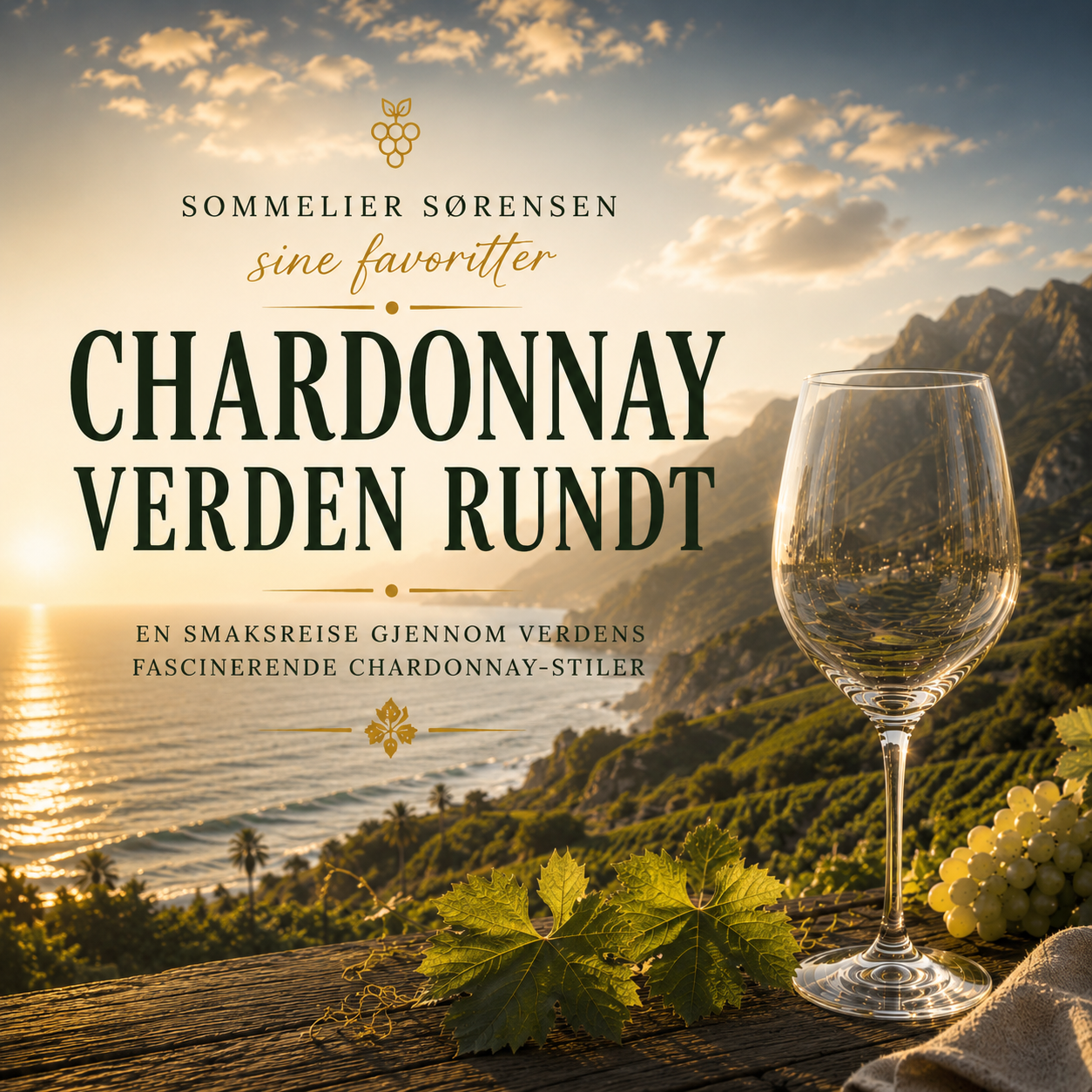 Event image Vinsmaking - Chardonnay verden rundt med Sommelier Sørensen
